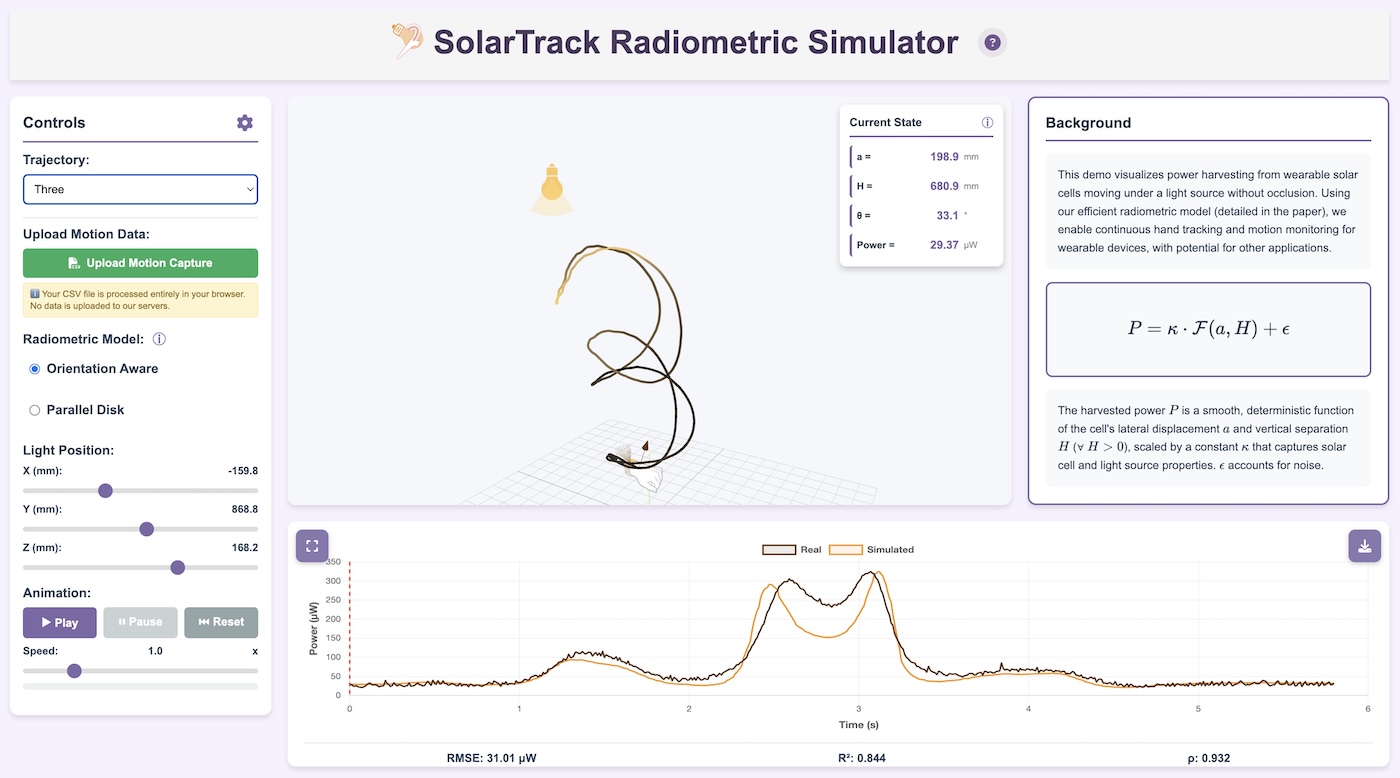 SolarSim Simulator Interface